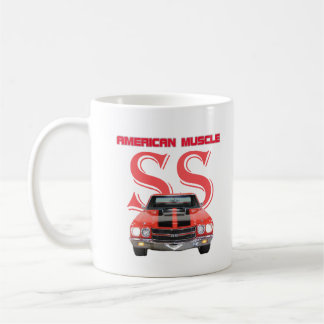 Classic American Muscle Car Chevelle SS Coffee Mug