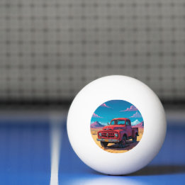 Classic American Pickup Ping Pong Ball 