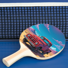 Classic American Pickup Ping Pong Paddle