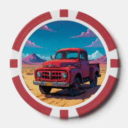 Classic American Pickup Poker Chips