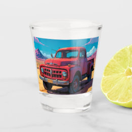 Classic American Pickup Shot Glass