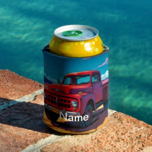 Classic American Pickup Truck  Can Cooler