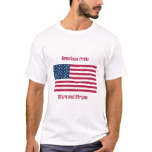 Classic American Pride with Flag Name Saying Event