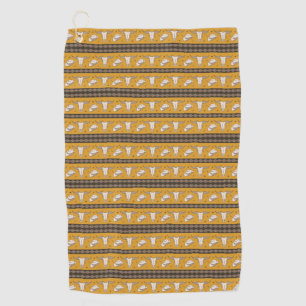 Classic American Western themed pattern Golf Towel