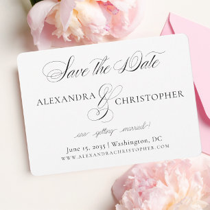 Classic Ampersand Save the Dates Invitation