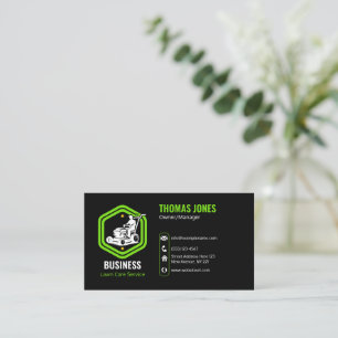 Classic and Dependable Lawn Care Experienced Business Card
