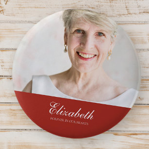 Classic and Simple Photo Memorial 6 Cm Round Badge