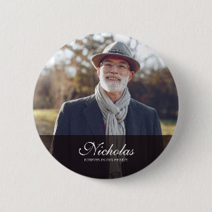 Classic and Simple Photo Memorial 6 Cm Round Badge