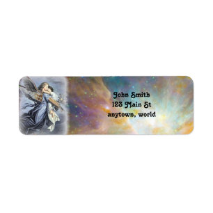 Classic Angel Christmas labels