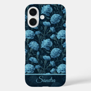 Classic Anniversary Keepsake Carnation Flower Name iPhone 16 Case