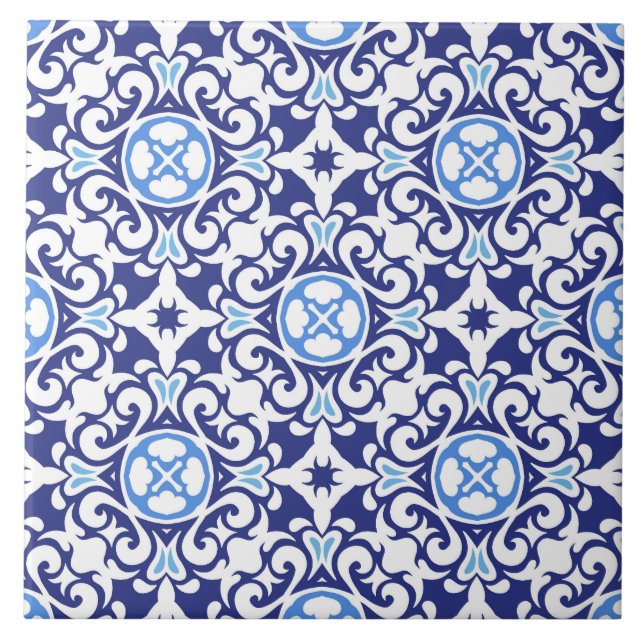  Classic Antique Boho Pattern  Tile (Front)