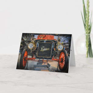 CLASSIC ANTIQUE CAR CLASS ACT BIRTHDAY CARDS
