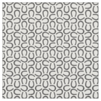 Classic Antique Horseshoes Horse Art CUSTOM COLOR Fabric
