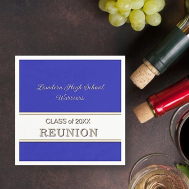 Classic, Any Year class reunion napkins (Creator Uploaded)