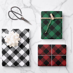 Classic Argyle Diamond Geometric Pattern Wrapping Paper Sheet