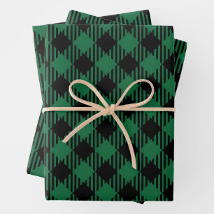 Classic Argyle Diamond Geometric Pattern Wrapping Paper Sheet