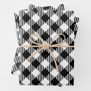 Classic Argyle Diamond Geometric Pattern Wrapping Paper Sheet