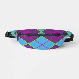 Classic Argyle Pattern Bum Bags