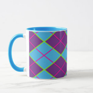 Classic Argyle Pattern Mug