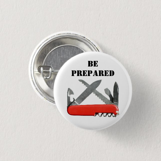 Classic Army Knife Button (Front & Back)