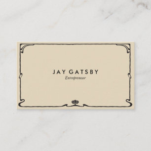 Classic Art Deco/Art Nouveau Business Card
