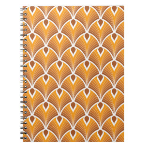 Classic Art Deco Geometric Pattern Notebook