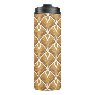 Classic art deco: geometric pattern. thermal tumbler