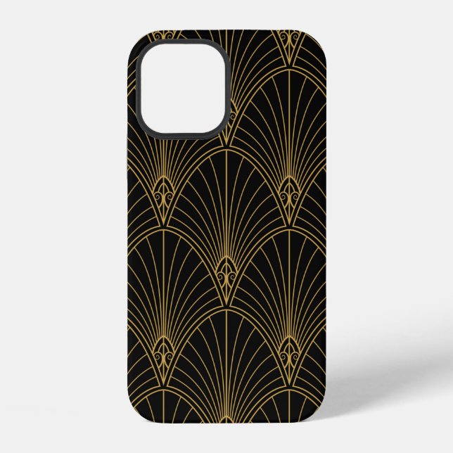 Classic Art Deco Seamless Pattern. Geometric Styli iPhone Case (Back)