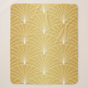 Classic Art Deco Seamless Pattern. Geometric Styli Sherpa Blanket