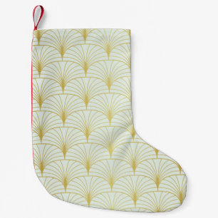 Classic Art Deco Seamless Pattern. Geometric Styli Small Christmas Stocking