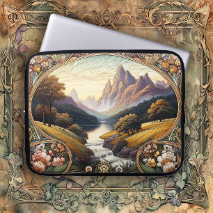 Classic Art Nouvea Landscape Art Laptop Sleeve