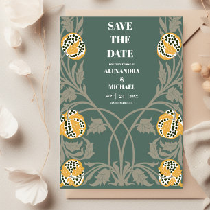 Classic  Art Nouveau Wedding Save The Date