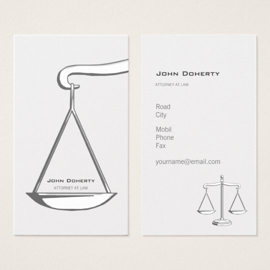 Classic ATTORNEY AT LAW | Elegant Business Card