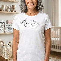Classic Auntie EST Year Family Script Design