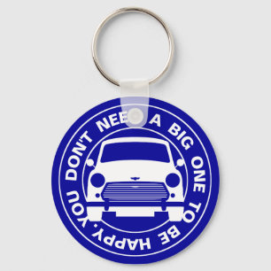Classic Austin Mini car Key Ring