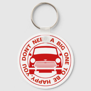 Classic Austin Mini car Key Ring