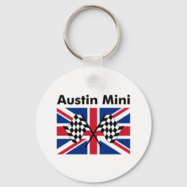 Classic Austin Mini Key Ring (Front)