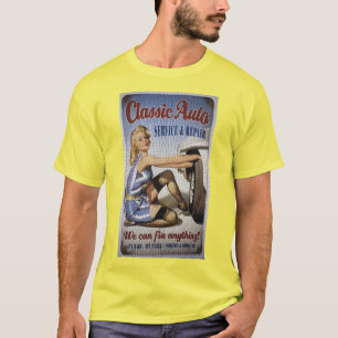 Classic Auto Pretty Girl T-Shirt