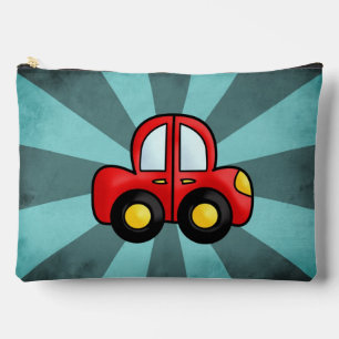Classic Automobile Art Retro Automotive Print Accessory Pouch