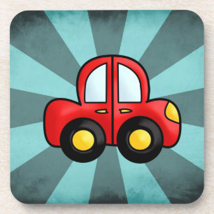 Classic Automobile Art Retro Automotive Print Coaster