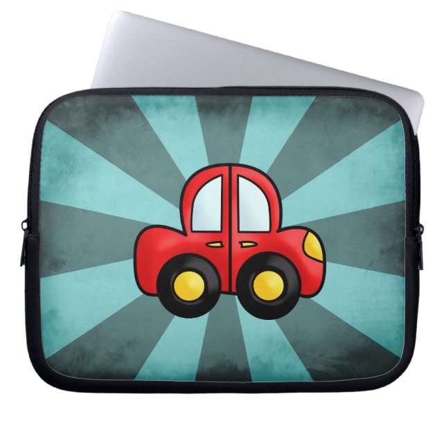 Classic Automobile Art Retro Automotive Print Laptop Sleeve (Front)