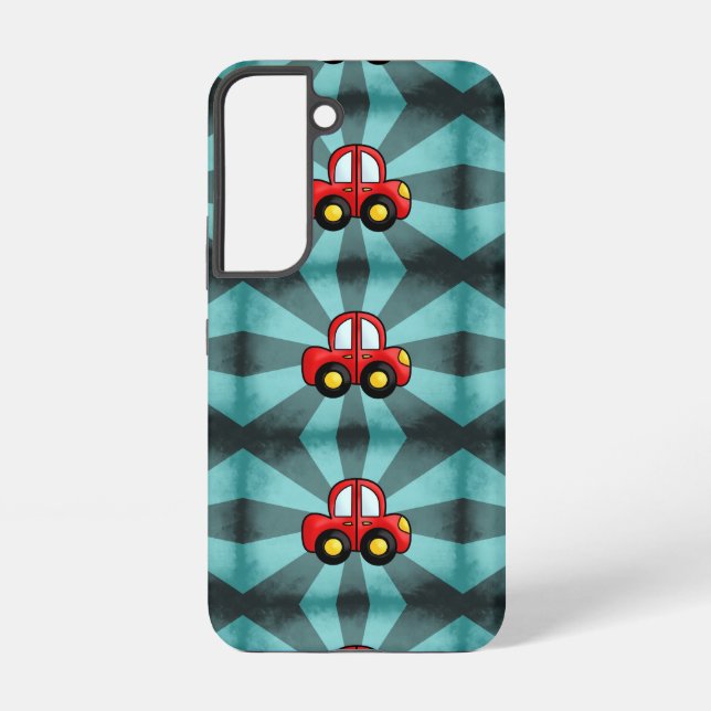 Classic Automobile Art Retro Automotive Print Samsung Galaxy S22 Case (Back)