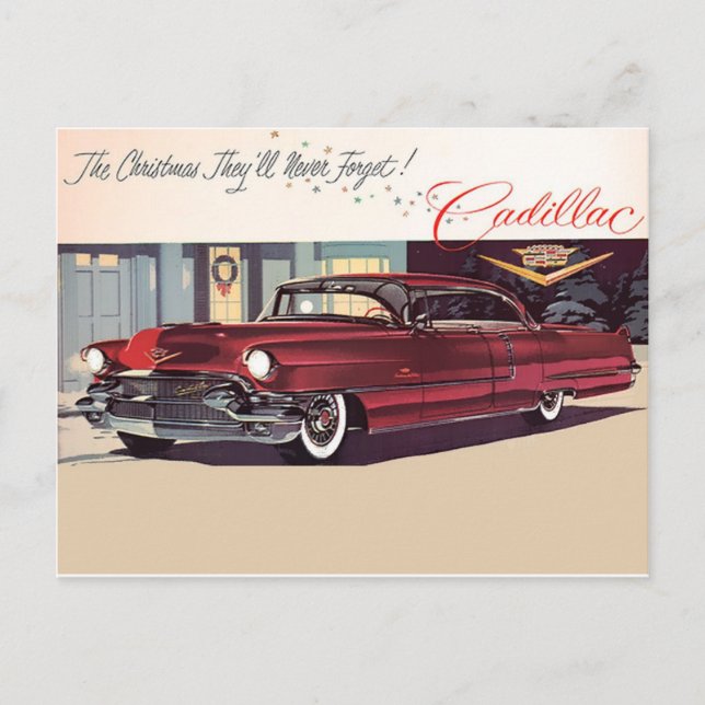 Classic Automobile Postcard (Front)