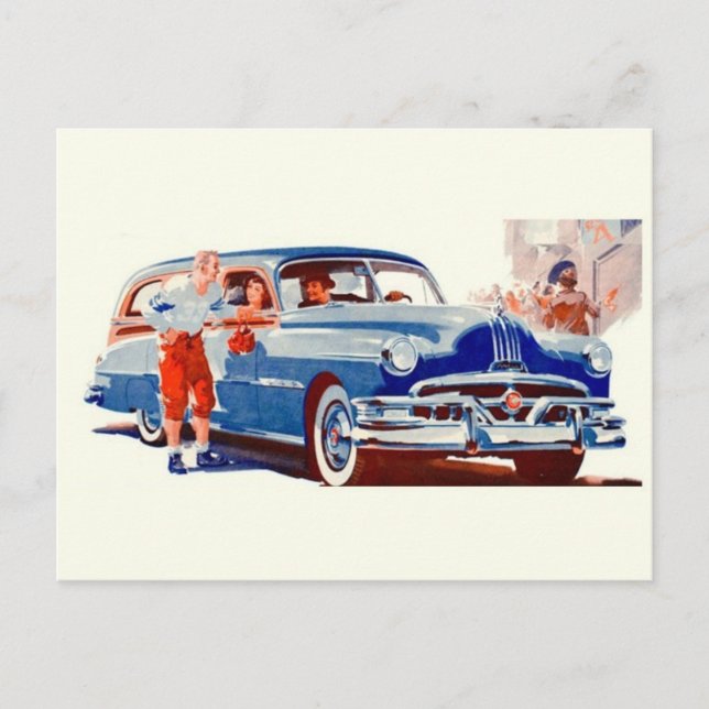 Classic Automobile Postcard (Front)