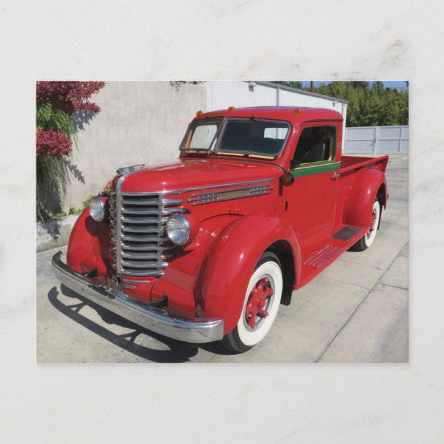 Classic Automobile Postcard (Front)