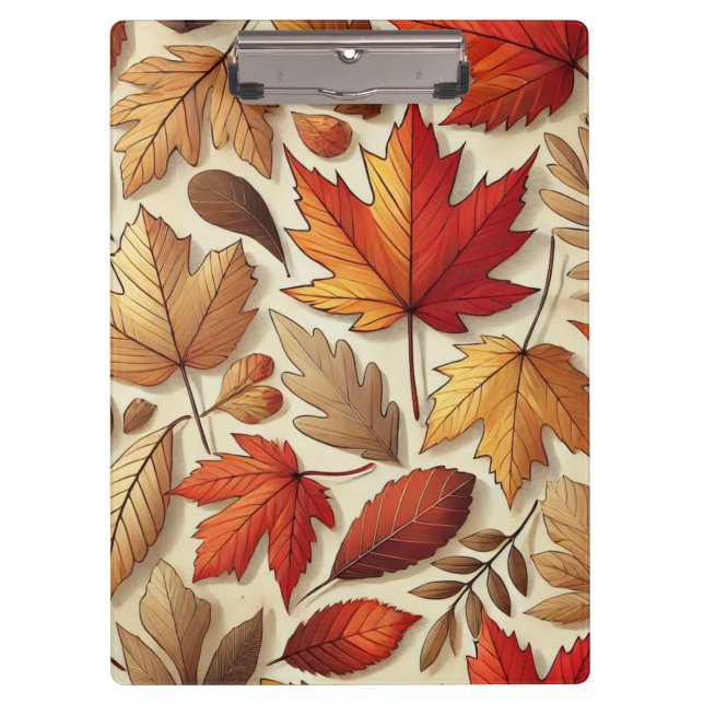 classic Autumn leaves Clipboard (Front)