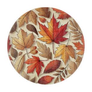 classic Autumn leaves Cutting Board
