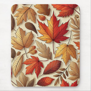 classic Autumn leaves Mouse Mat