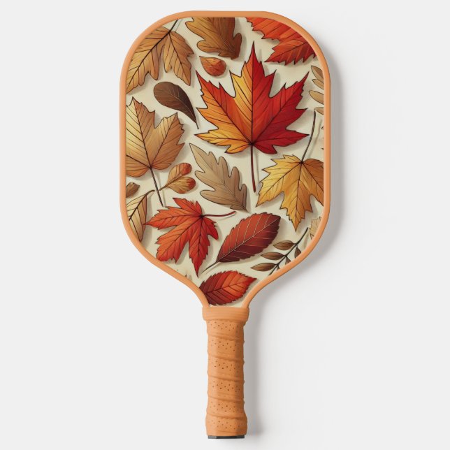 classic Autumn leaves Pickleball Paddle (Front)