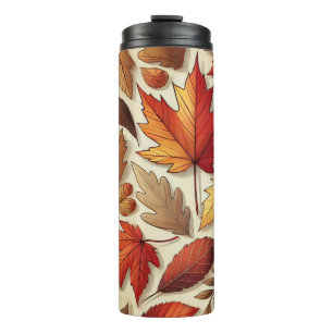 classic Autumn leaves Thermal Tumbler